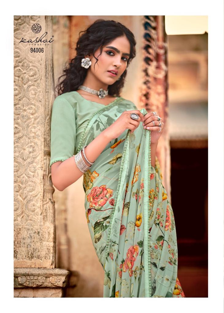 Kashvi Yashvi 2 Fancy Ethnic Wear Georgette Designer Fancy Saree Collection